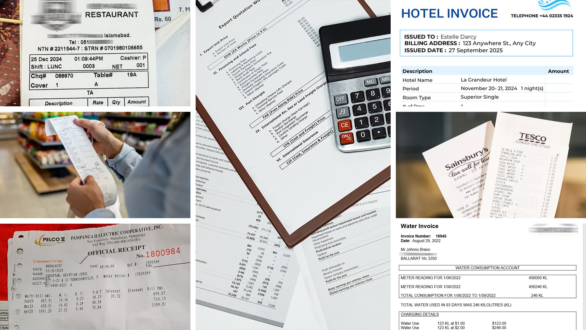 Global Invoice Processing 1 Invoice Background