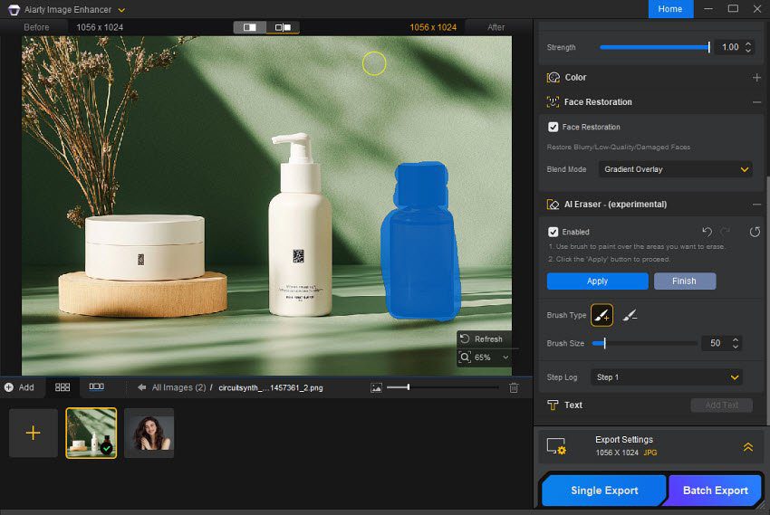 Object and blemish removal