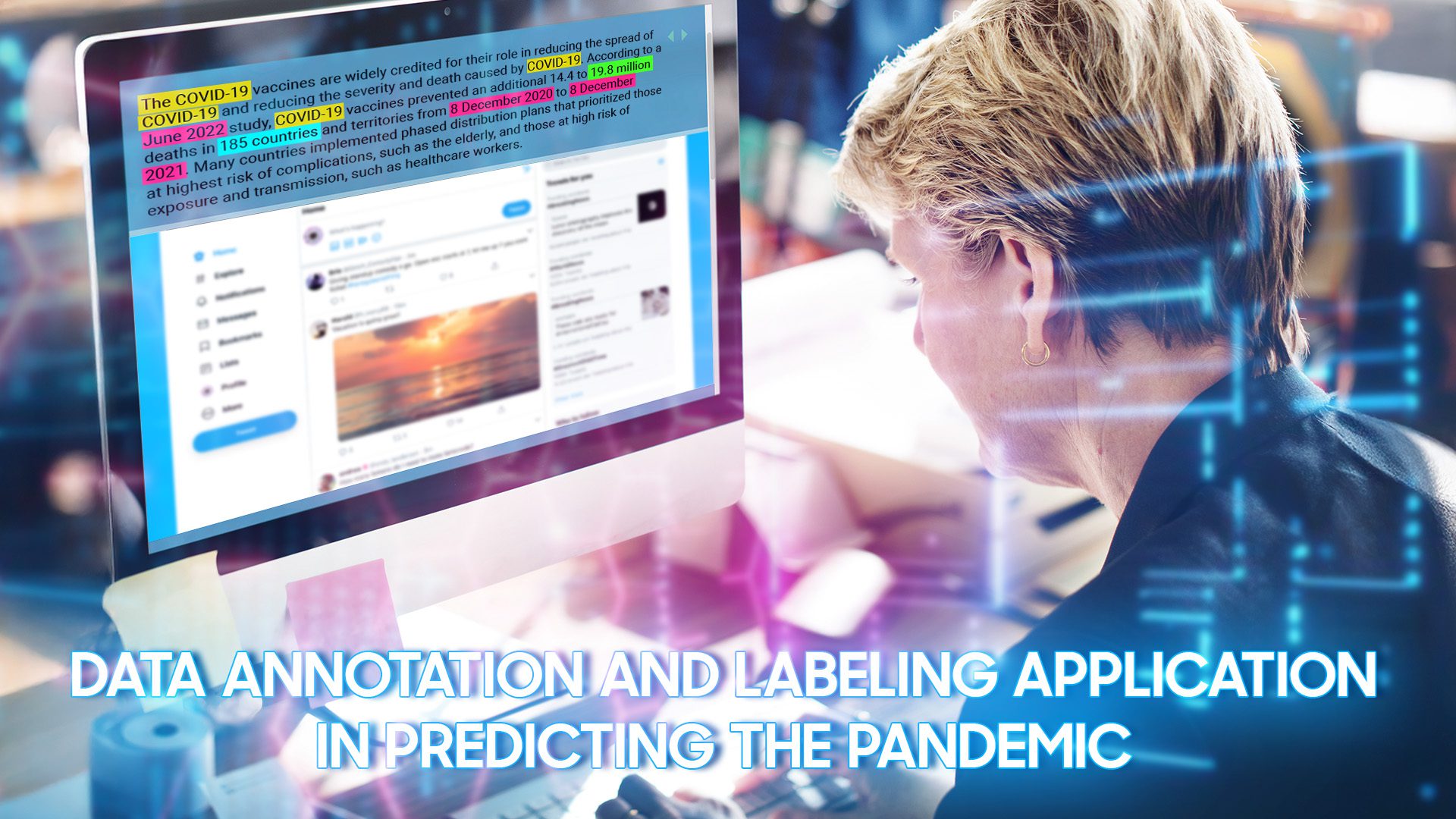 Data Annotation and Labeling Social Media Data To Predict The Pandemic