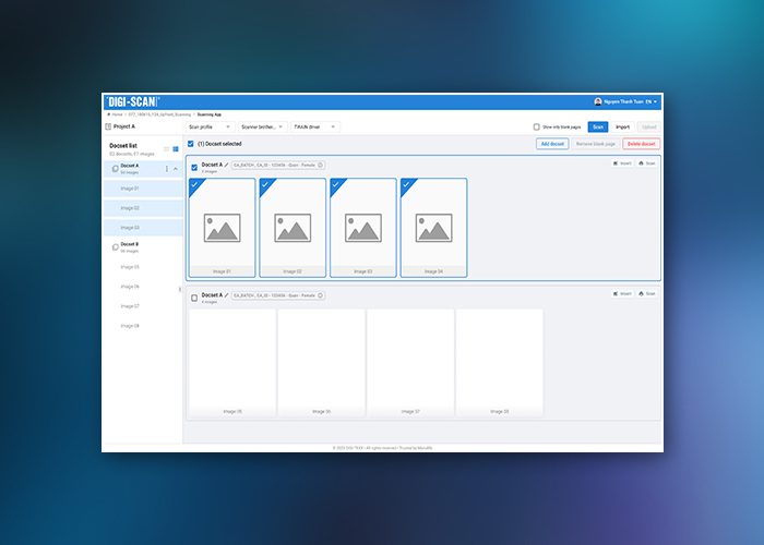 DIGI-SCAN Automatic Document Uploading and Image Processing