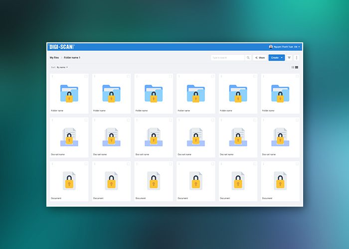 DIGI-SCAN Secured Document and User Management