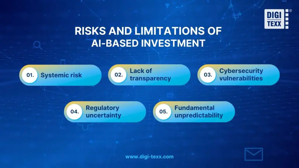 Risks and limitations of AI in investing