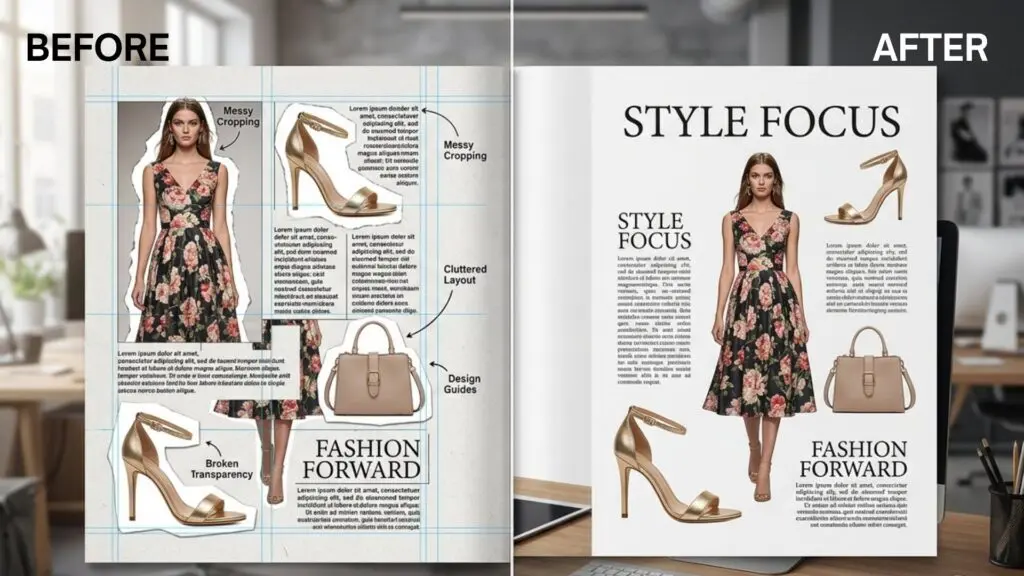 applications of clipping path in graphic design & professional printing