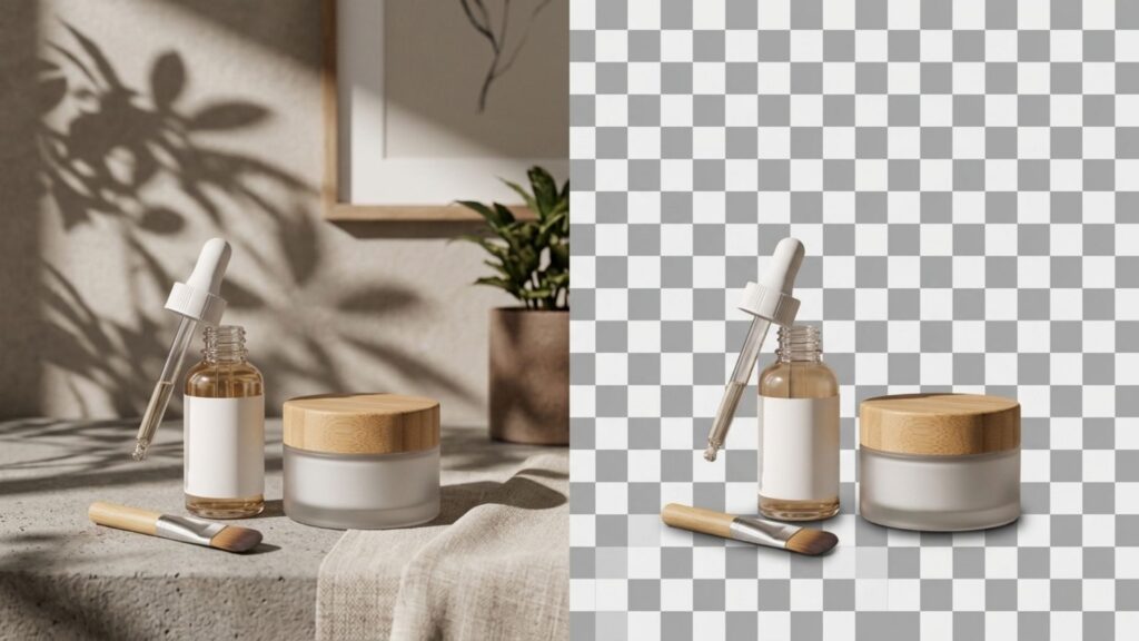 Product background removal via clipping path service