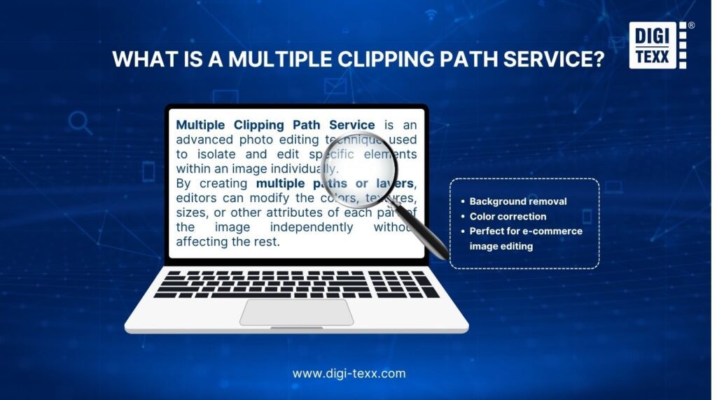 Multiple clipping path service definition