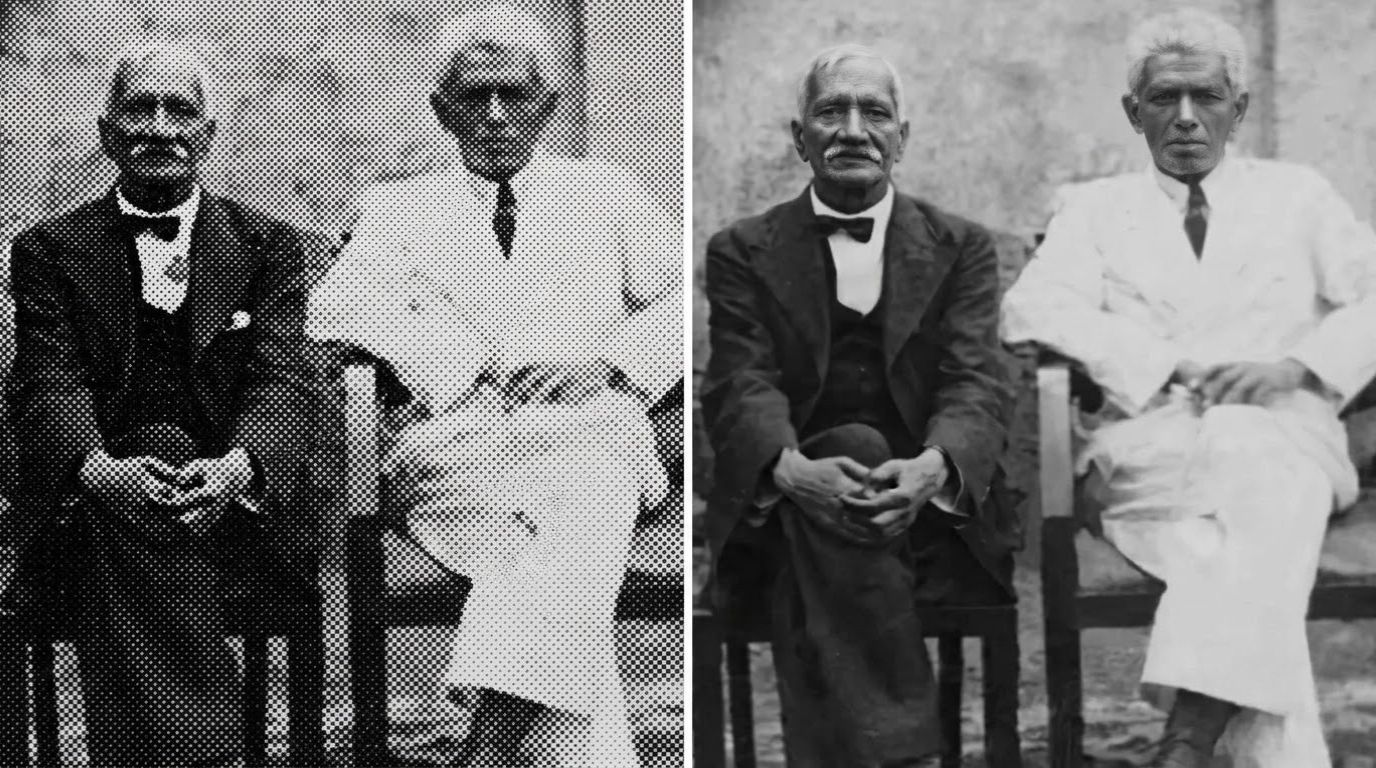 Before and after historical photo restoration services