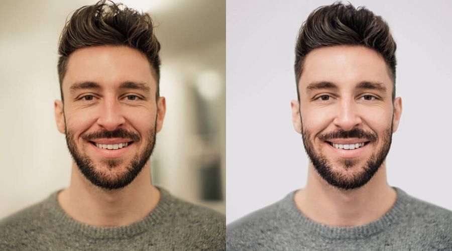 Photo retouching involves correcting imperfections in an image