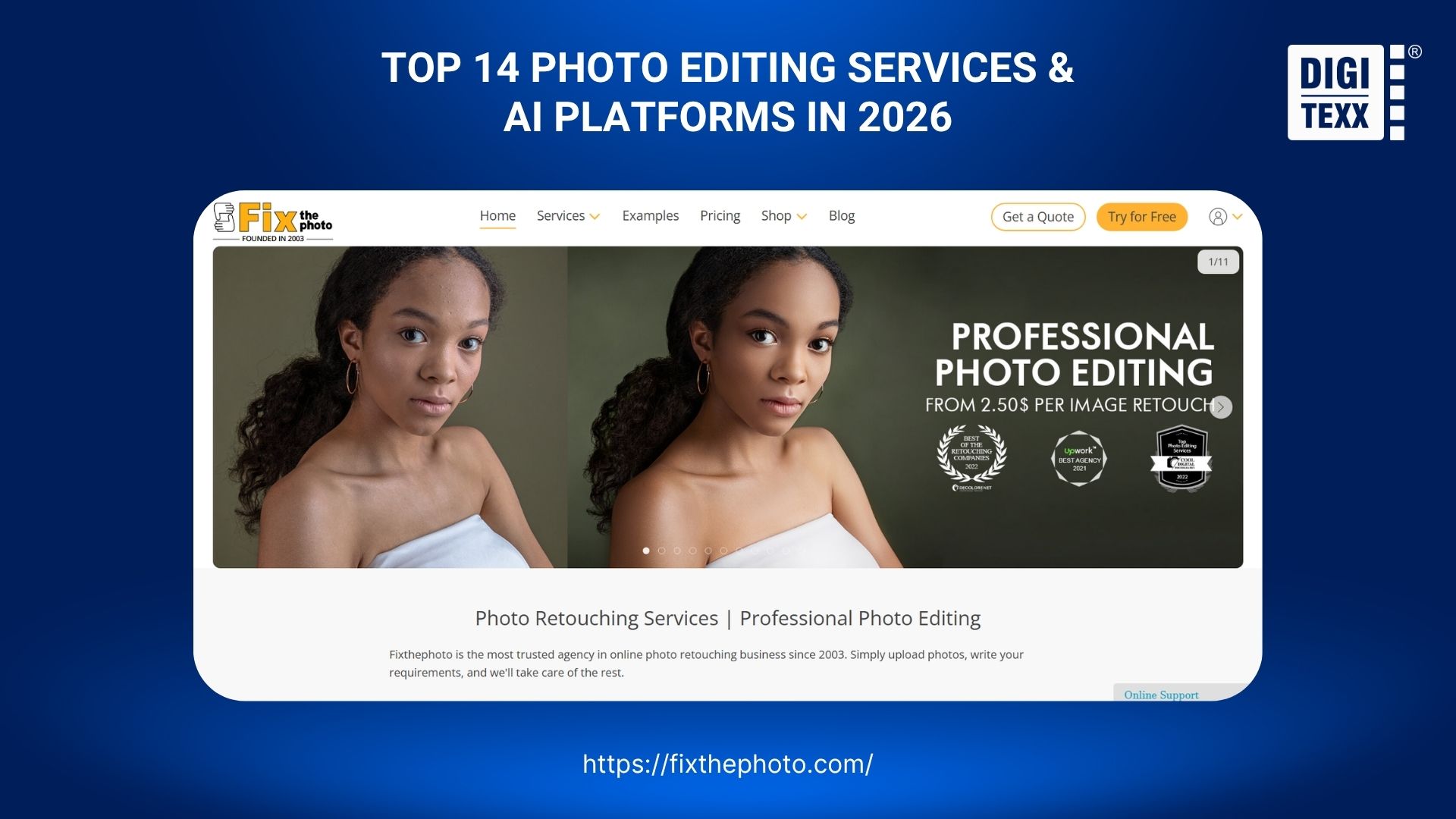 FixThePhoto best professional photo editing services for photographers near me.