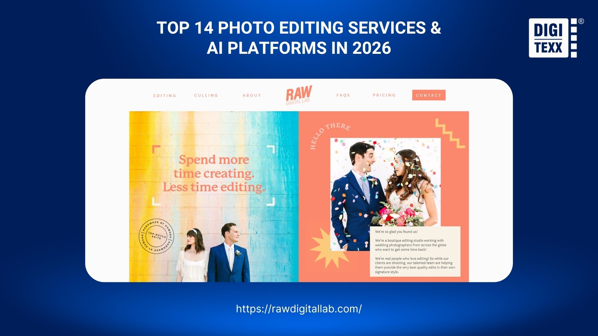 Raw Digital Lab professional photo editing services for photographers near me.
