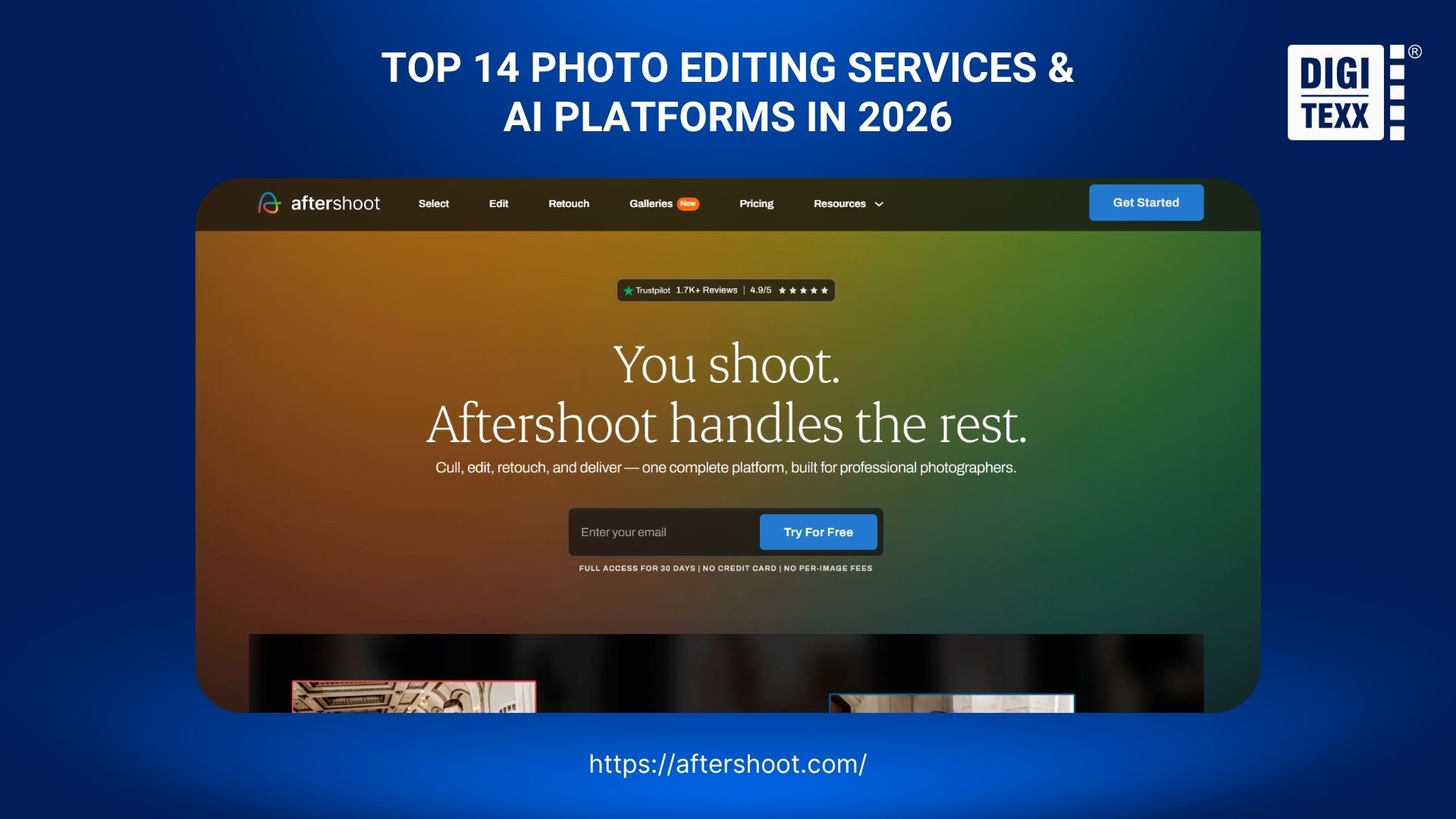 Aftershoot AI photo editing services for photographers near me.