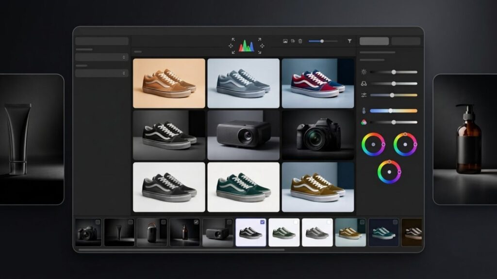 Bulk photo editing services for photographers UI