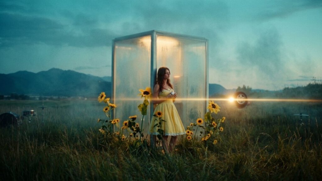 Surreal portrait showcasing film emulation photo editing.