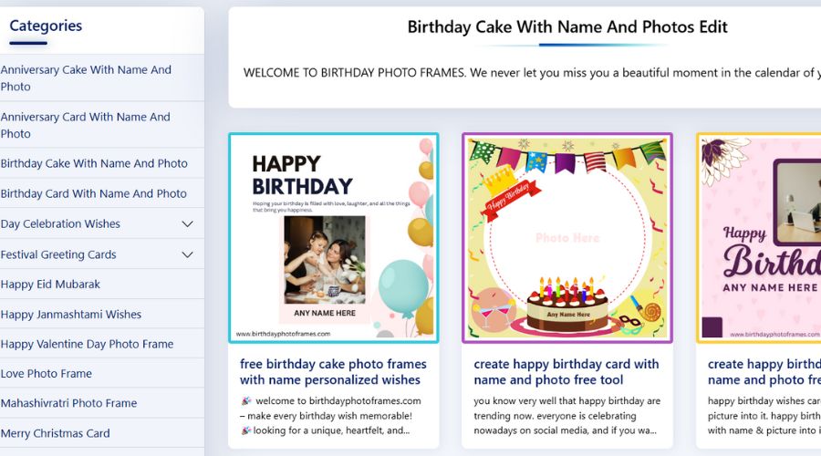 Best Apps for Happy Birthday Photo Frame with Name and Photo Edit DIGITEXX