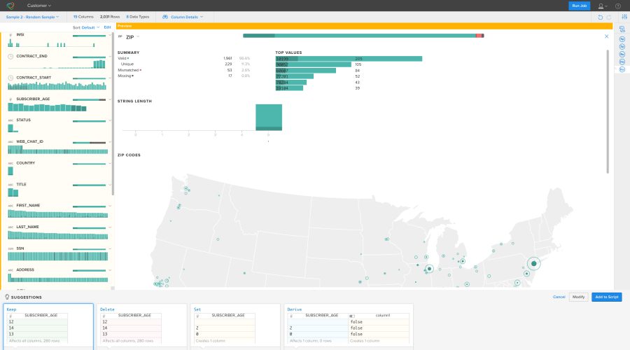 11+ Best Data Cleansing Tools to Optimize Your Data 4 Trifacta-Wrangler