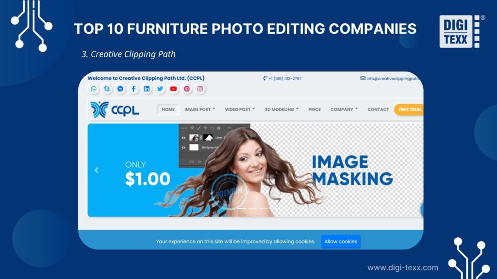 10 Best Furniture Photo Editing Services Providers In The USA 2026 4 Furniture photo editing services by Creative Clipping Path