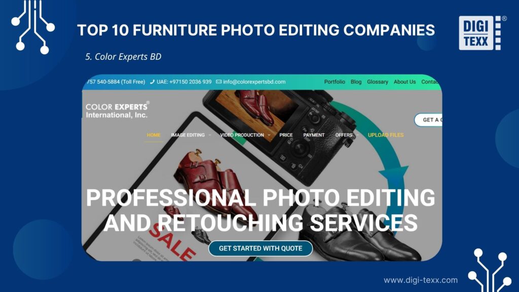 10 Best Furniture Photo Editing Services Providers In The USA 2026 6 Furniture photo editing services by Color Experts BD