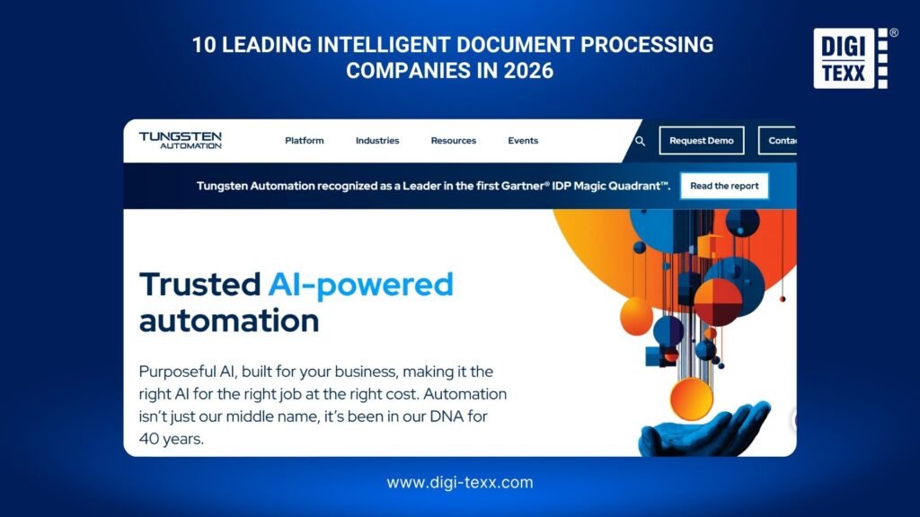 Leading intelligent document processing companies reviews