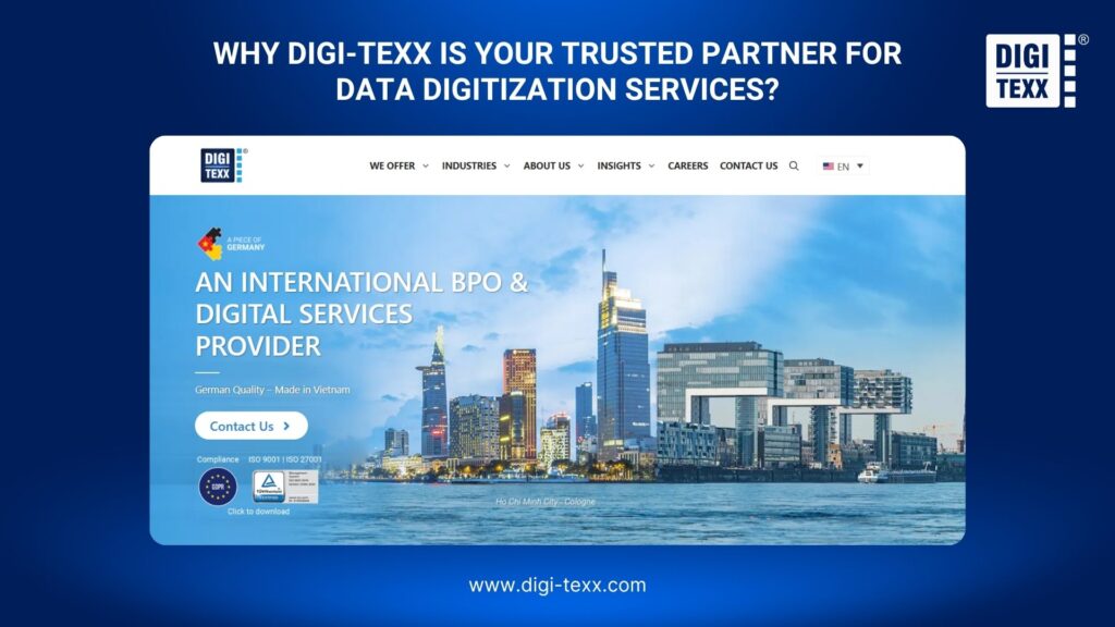 DIGI-TEXX trusted provider for data digitization services