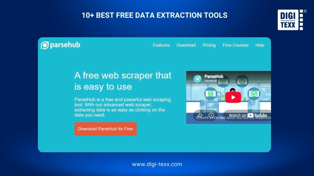 Data Extract Tool: 10+ Best Free Solutions Compared 2026 9 ParseHub is a data extract tool