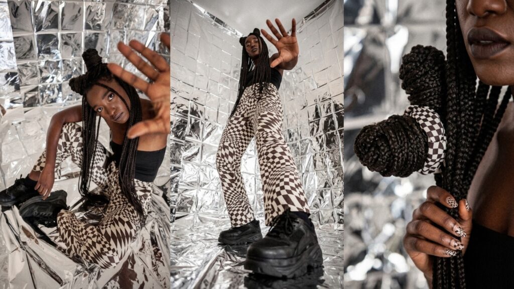 Camera angles in fashion photo composition