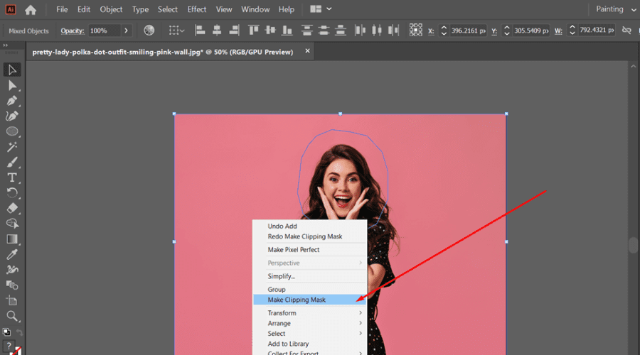 How to Create a Clipping Path in Illustrator (Step-by-Step) 5 How to Make a Clipping Path in Illustrator (4)