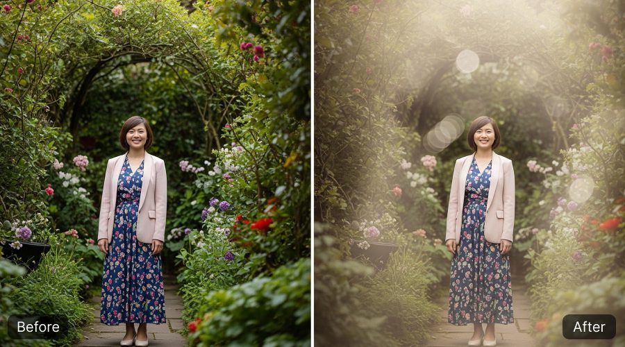How to Edit Light and Airy Photos: 7 Easy Tips 6 Create Depth with Blur and Bokeh