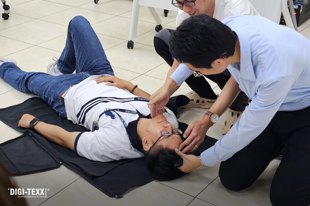First Aid Training at DIGI-TEXX