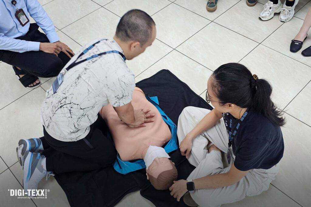 First Aid Training at DIGI-TEXX