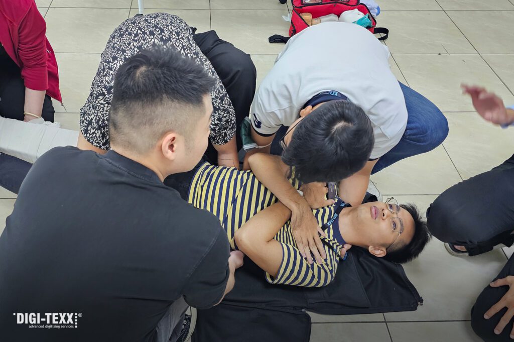 First Aid Training at DIGI-TEXX