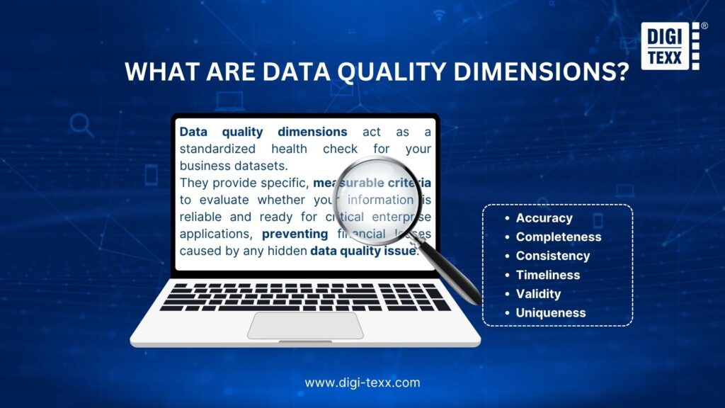Overview of data quality dimensions