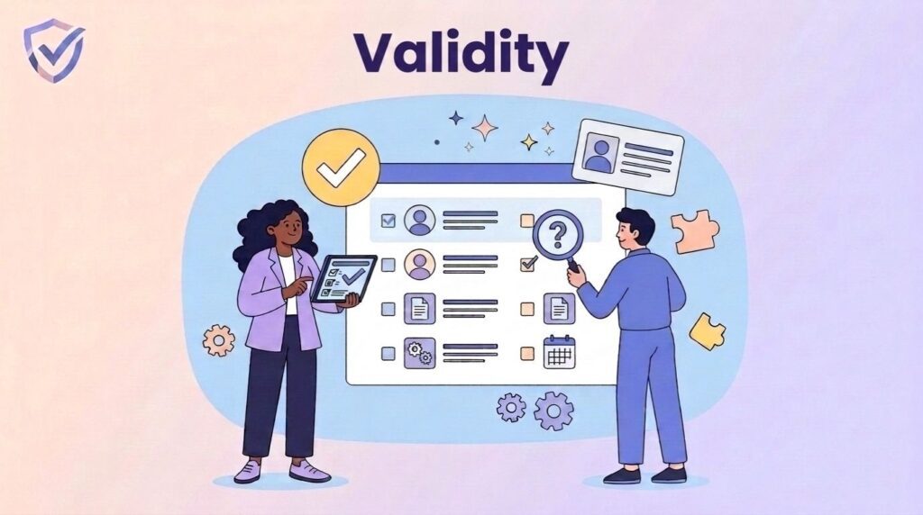 Illustration of the data validity dimension.