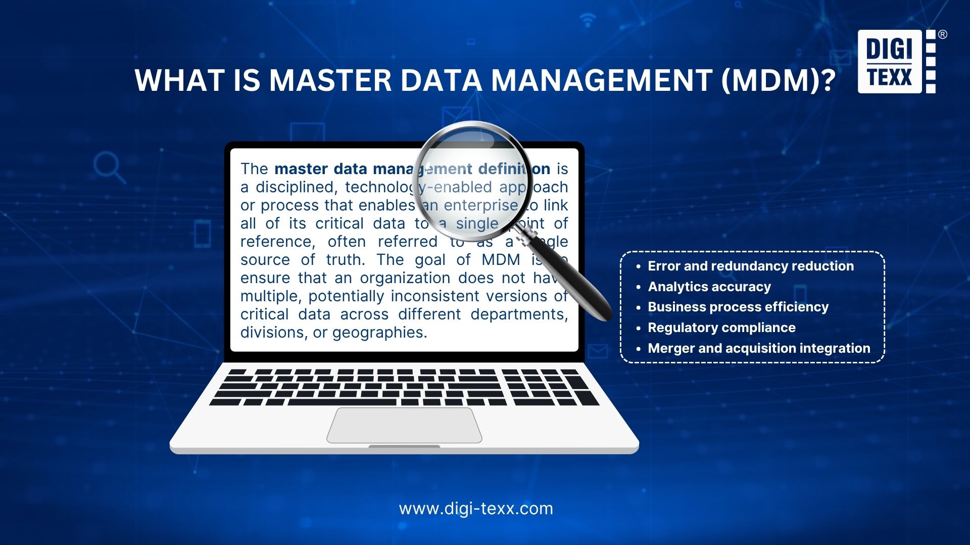 master data management definition MDM