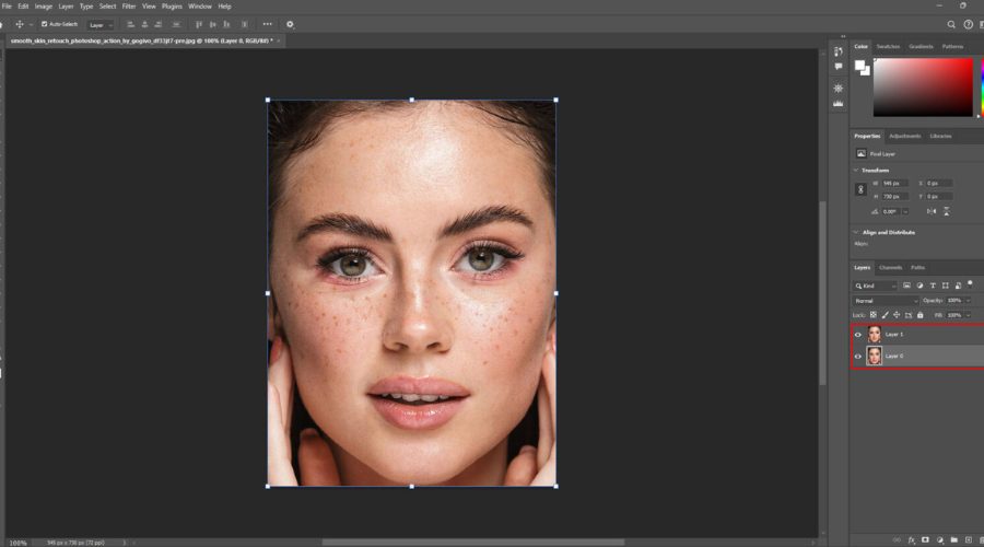 How to Retouch Skin in Photoshop (1)