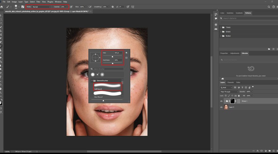 How to Retouch Skin in Photoshop (2)