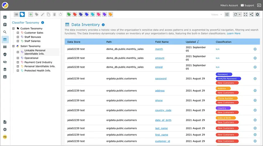 Satori Data Security Platform