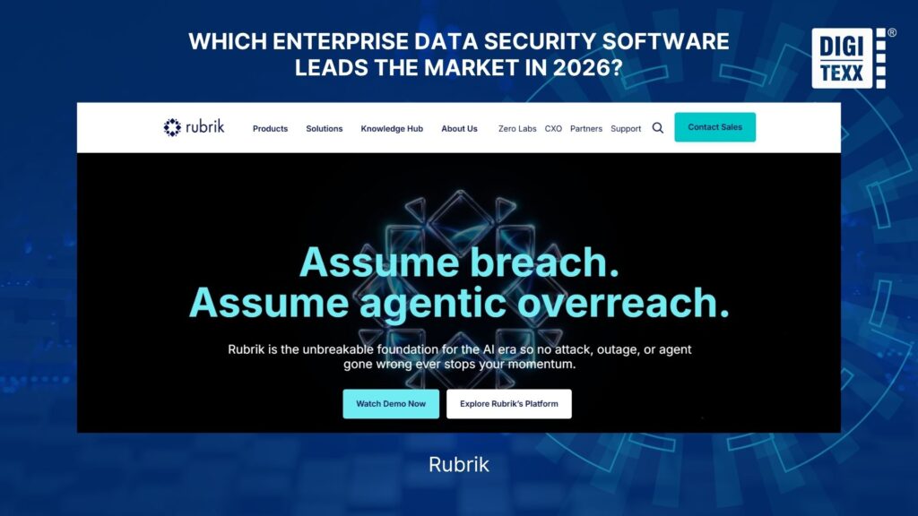 Rubrik data security software for cyber resilience