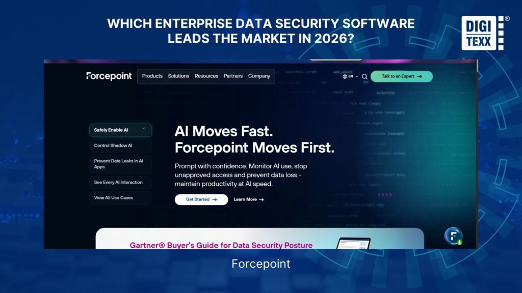 Forcepoint cloud data security software