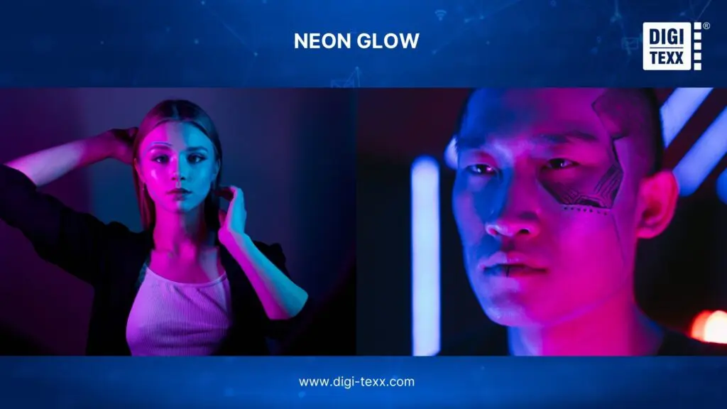 Neon glow style