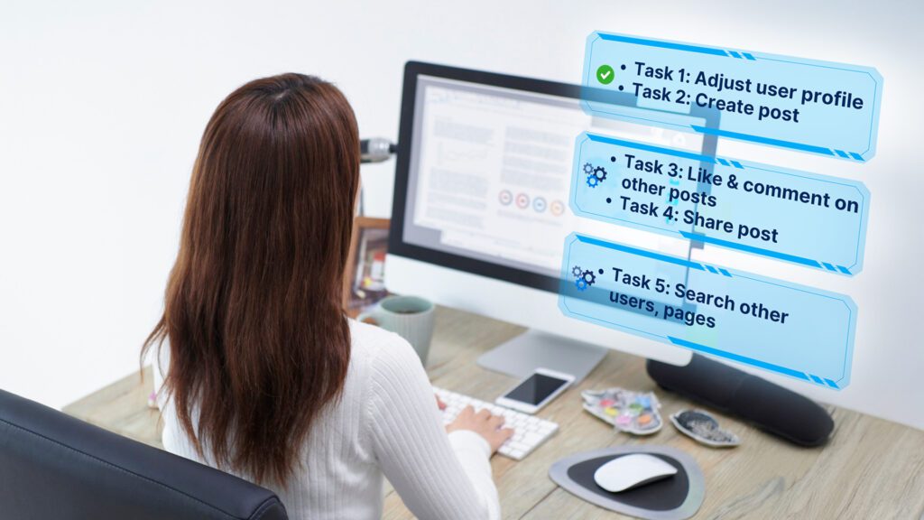 Data Generation on Multiple Platforms to Build User Behavior Datasets for AI Agent Training
