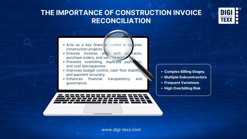 The importance of construction invoice reconciliation