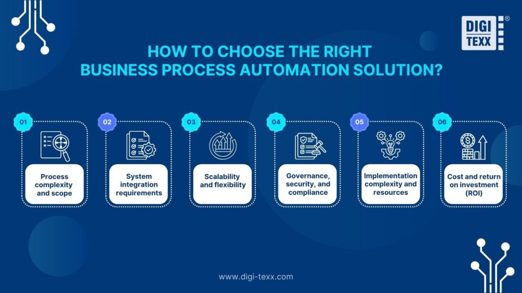 choose business process automation solutions 