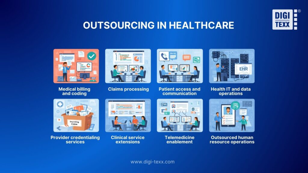 Examples of outsourcing in healthcare