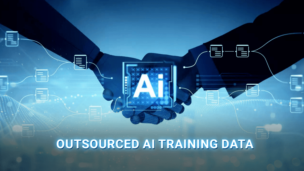 Outsourced AI training data