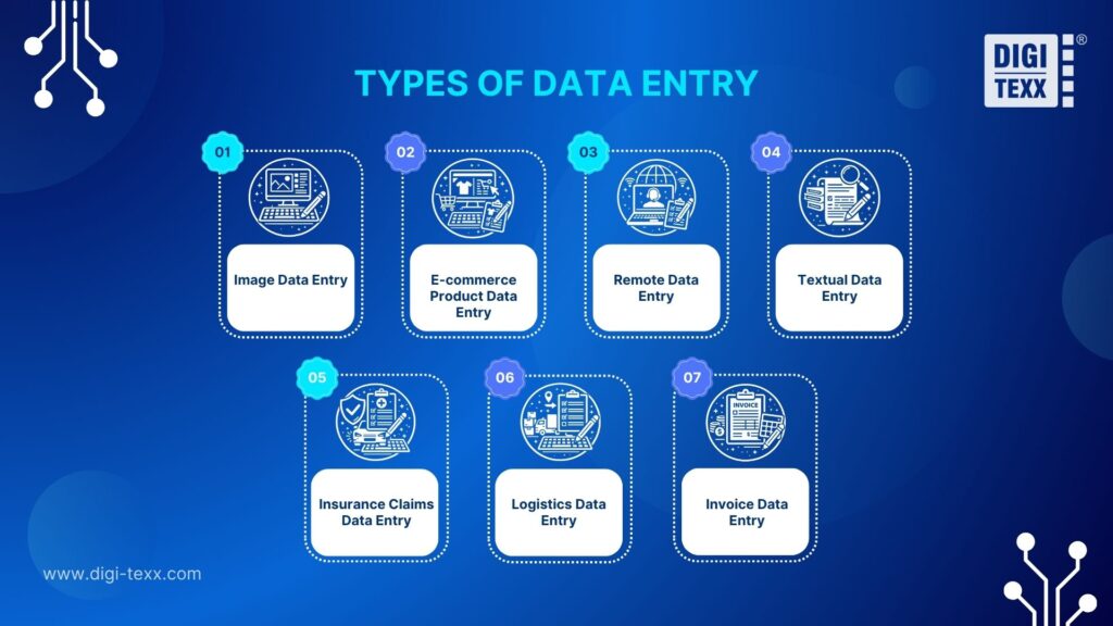 common types of data entry