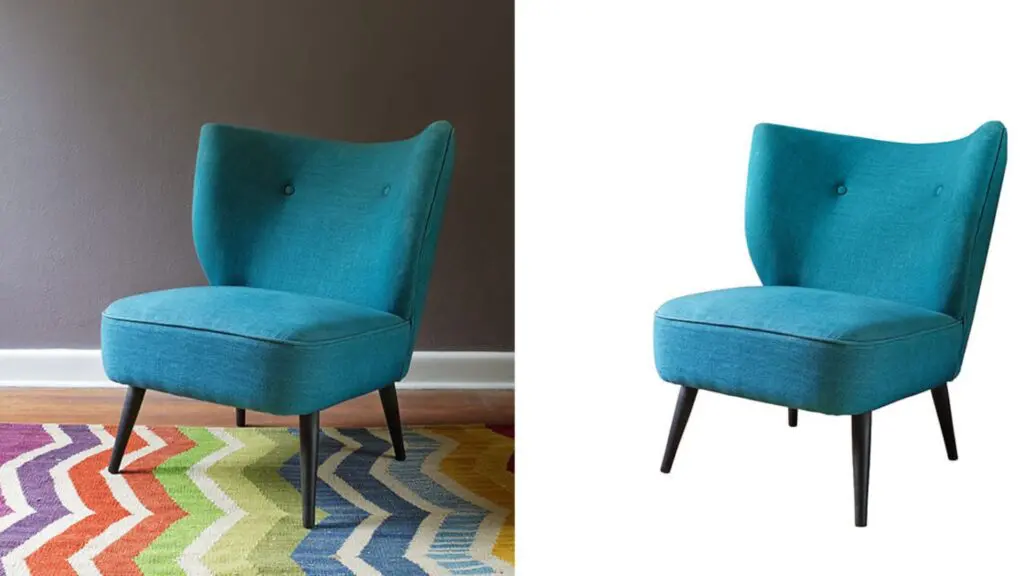 Before and after background removal service