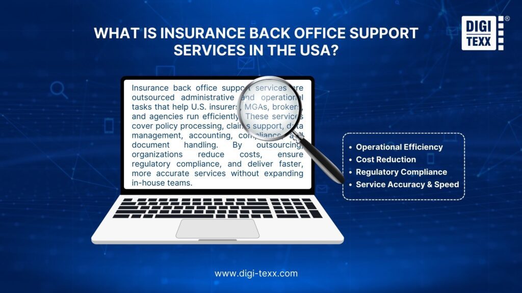 Insurance Back Office Support Services for Insurers & Agencies 2 insurance outsourcing services for insurance agency support services