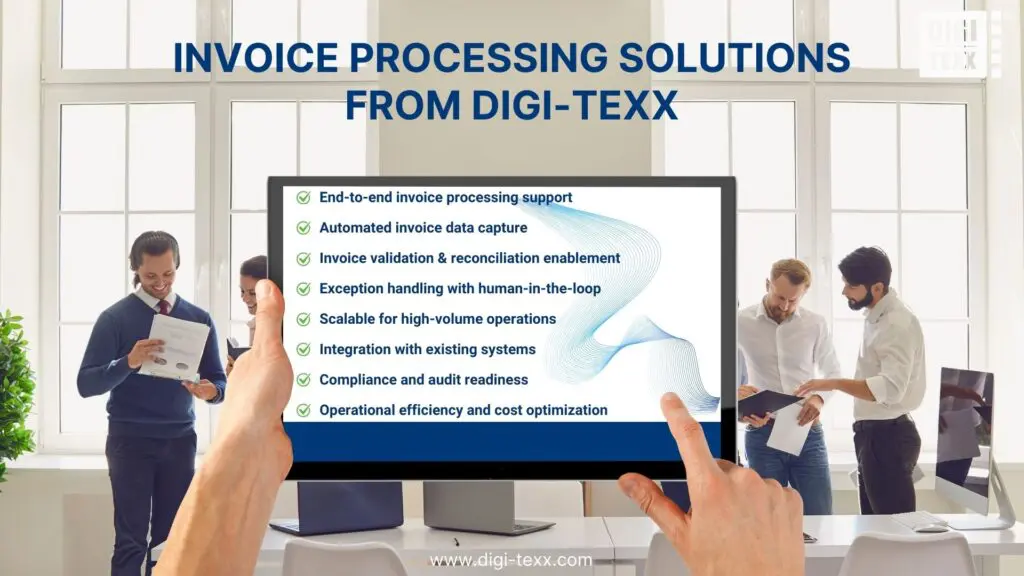 Invoice reconciliation process with invoice processing solutions from DIGI-TEXX