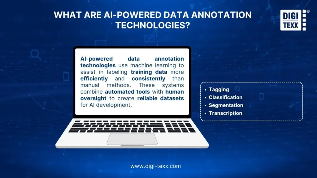 AI-powered data annotation technologies efficiency accuracy 