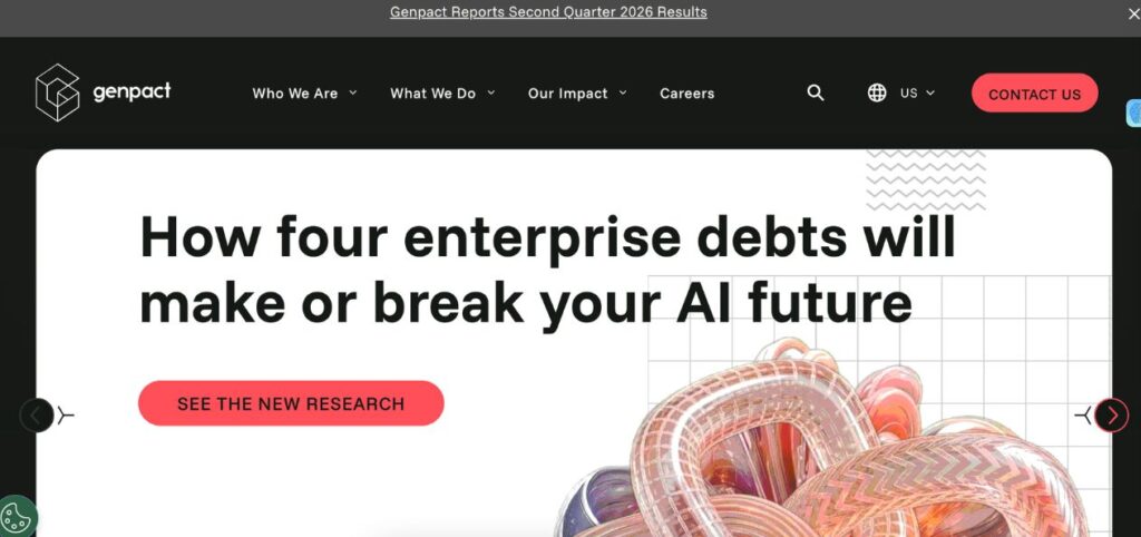 Genpact data processing outsourcing company providing intelligent document processing and automation solutions