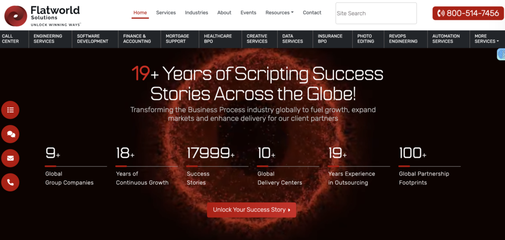 Flatworld Solutions data entry services provider offering OCR, document conversion, and offshore data entry solutions, evaluate the outsourcing companies company turing on bpo providers